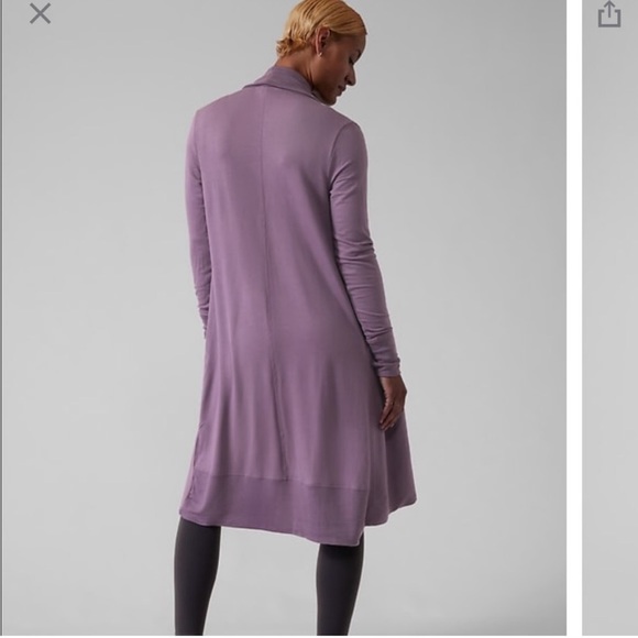 Athleta PRANAYAMA LONG WRAP Dust Violent - Picture 4 of 9